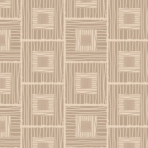 Abstract Wood Grain in Warm & Light Neutral - Small