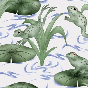 Leaping Frogs Pattern