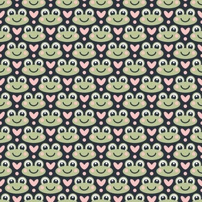 Cute frog pattern - small