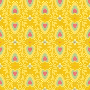 Forest Hearts Yellow (M)