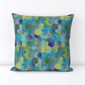 Hexagon-Blue-Yellow-Large