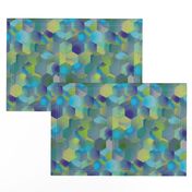 Hexagon-Blue-Yellow-Large