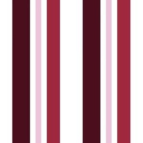 Callista~Stripe Burgundy and Pink