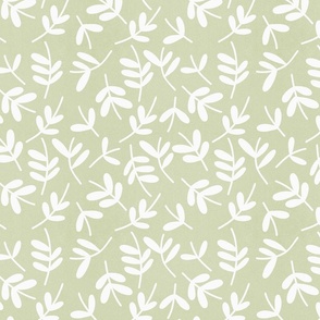 (S) Minimal abstract Dancing Boho Leaves Pastel Sage #sagegreen #bohopastel #minimalnature #abstractleaves #easter #spring #spoonflowercollection