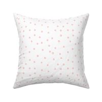 Timeless granny chic baby nursery pink florals toss white background small