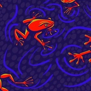Red leap dart frogs - Jumbo 