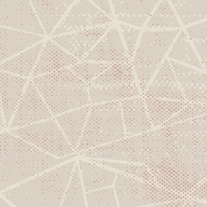 Warm Geometry - warm minimalism - geometric Grid