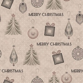  Christmas pattern on craft paper