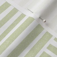 (L) Abstract Geometric Stripes/checks Pastel Sage Green #minimal #retro #neutraldecor #chequeredpattern #stripesandchecks #easter #spring #spoonflowercollection