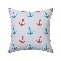 Red and Blue Anchors