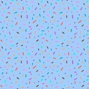 Cake Confetti Sprinkles Blender Filler in light Blue
