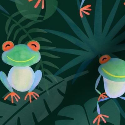 Tropical frogs