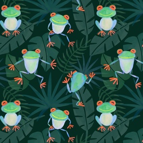 Tropical frogs