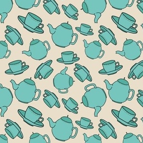 Tea Time in Robin's Egg Blue