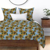 Sunflower-N-Fern-Baby-Blue