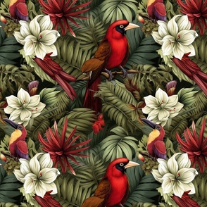 Tropical Birds | 12" Repeat