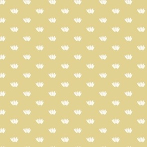 Muted Sunshine Yellow Dainty Botanical 