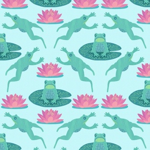 Leap Year Frogs & Lily Pads