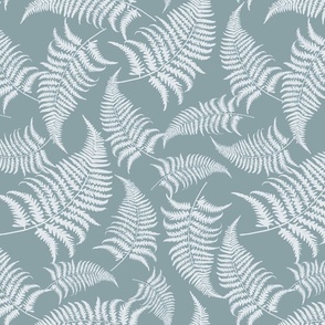 Fern Forest - 3032 large // soft blue-gray