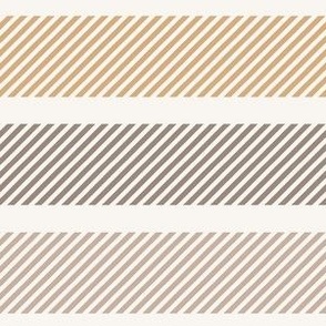small stripes / earth tones / C