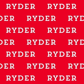 Ryder: Trend Slab on Red