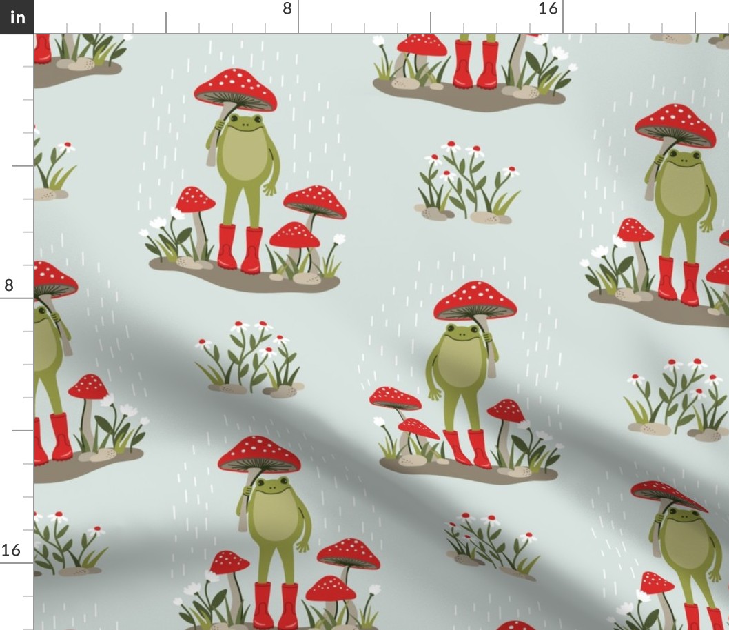 Rainy Day Frogs - Large Scale