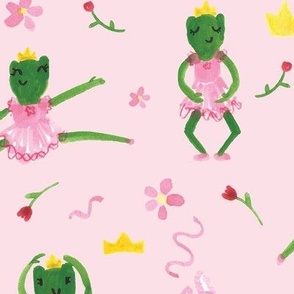 Ballerina Frogs Leaping into Spring!