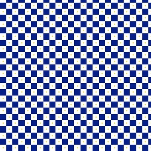 Royal Blue Carretto Checkered Print