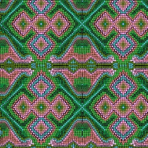 Crochet Boho Emerald