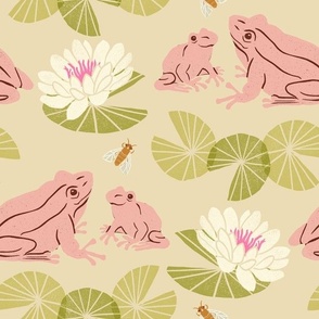 frog pond in pink 12IN