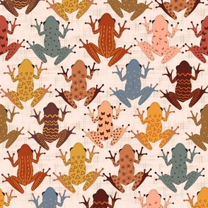 Little Frogs Fabric, Wallpaper and Home Decor