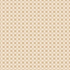 Small Gingham Plaid (Soft Yellow / Beige) (5.25"/6")