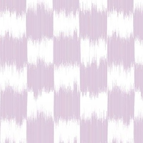 Checkered Ikat Lilac on White copy