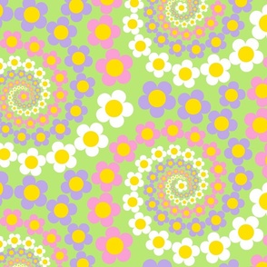 Flower Power - bright pastel