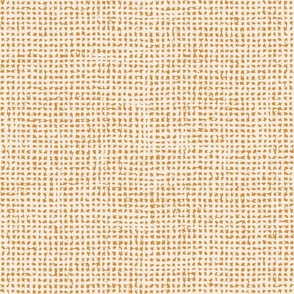 Small // Off white and Jack O Lantern orange crosshatch burlap woven texture for Halloween