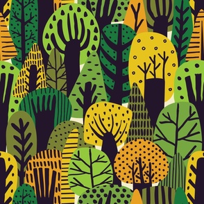 Whimsical Forest - Summer Color Scheme Small