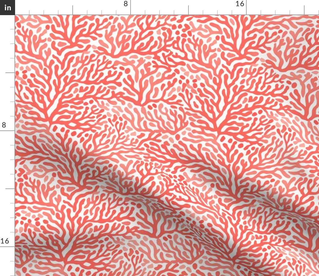 Coral Reef Elegance Seamless Pattern