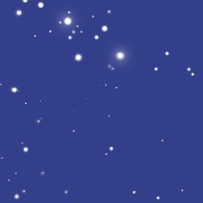 Night Sky Shining Stars Periwinkle