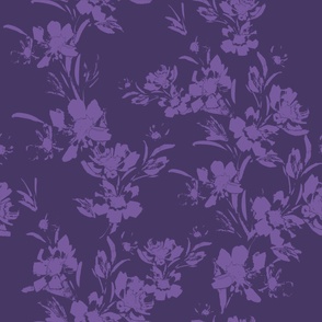 purple silhouette 