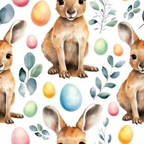 Australian Kangaroo Easter 2 by Norlie Studio
