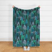 Whimsical Forest - Winter Color Scheme Large