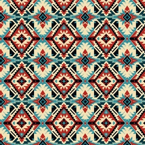 Southwestern Geometric Navajo Pattern