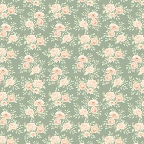 Peach Blossom green 3" wide