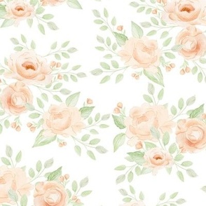 Peach Blossom white 10" wide