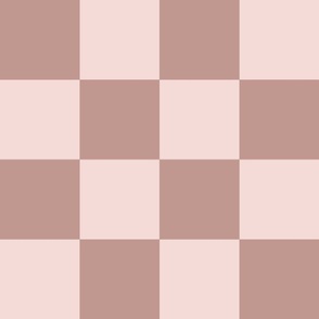 Checker Board 12 inch Repeat Pink & Mauve