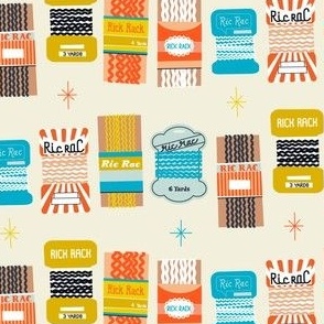 Rick Rack Packaging [Vintage Sewing]