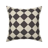 Diagonal Checkers, Cocoa and Almond, Large