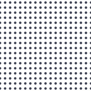 Blue Rows of Dots