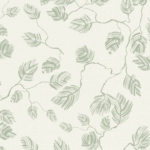 classic botanical elegant simple painterly branches in earthy tones