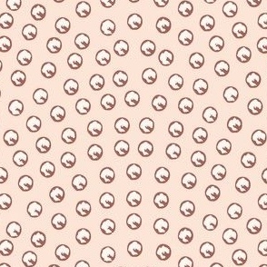 Japanese Komon Dots in the Ginger Beer Colour way from the Japanese Anemone Collection 